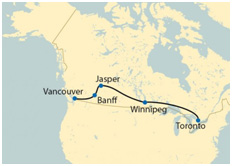 Bahnreise - Goldener Ahorn